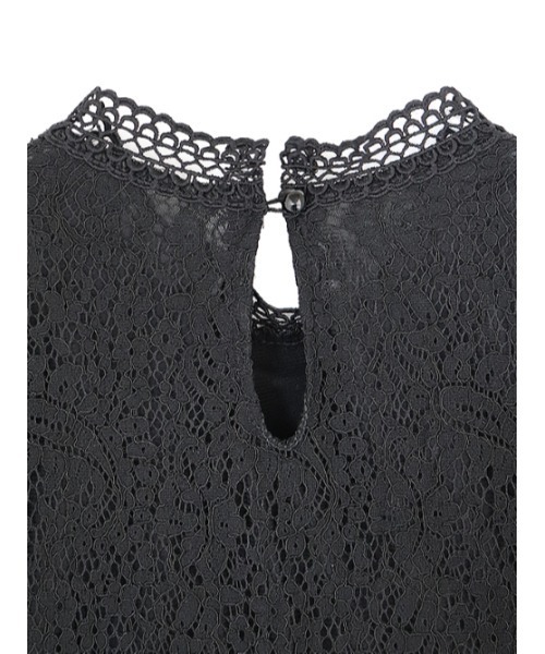AMAIL（アマイル）の「Mature combination lace cloth（シャツ/ブラウス・レディース・ホワイト/ブラック・FREE）」の11枚目の写真