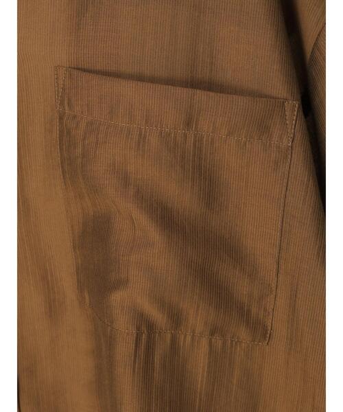 AMERICAN HOLIC(アメリカンホリック)の「シアー開襟シャツ(シャツ/ブラウス・レディース・ネイビー/キャメル・M/L)」の20枚目の写真