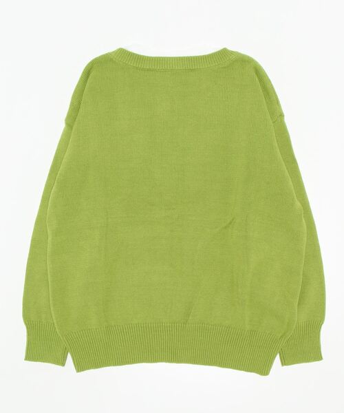 チチカカ（チチカカ）の「カットコンビプルオーバー（ニット/セーター・レディース・ブラック/ライム/ブルー・FREE）」の20枚目の写真