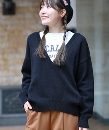 チチカカ | カットコンビプルオーバー(ニット/セーター)