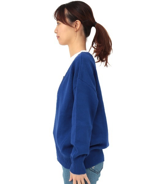 チチカカ（チチカカ）の「カットコンビプルオーバー（ニット/セーター・レディース・ブラック/ライム/ブルー・FREE）」の10枚目の写真