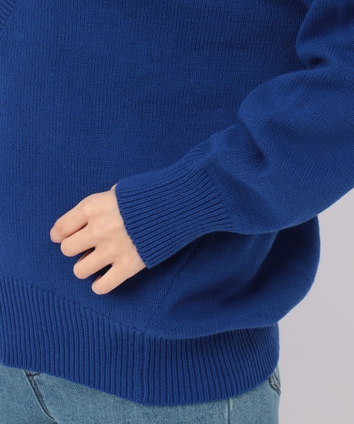 チチカカ（チチカカ）の「カットコンビプルオーバー（ニット/セーター・レディース・ブラック/ライム/ブルー・FREE）」の14枚目の写真