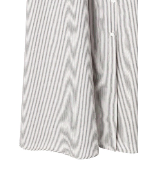 earth music&ecology（アースミュージックアンドエコロジー）の「ボリュームスリーブシャツワンピース（シャツワンピース・レディース・オフホワイト/ブルー/ベージュ系その他2/ブルー系その他6・FREE）」の22枚目の写真