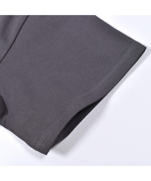BeBe(ベベ)の「BeBe/ポケット付き 半袖 Tシャツ ボーダー 長袖 Tシャツ 2点 セット (90~150cm)(Tシャツ/カットソー・キッズ・グレー/グリーン・90/100/110/120/130/140/150)」の19枚目の写真