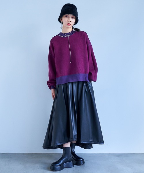 HARE マルチWAYスリットニット HARE（ハレ）の「マルチWAYスリットニット(HARE)（ニット