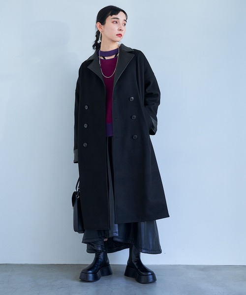 マルチwayロングスリットニット LILY BROWN（リリーブラウン）の「マルチwayロングスリットニット