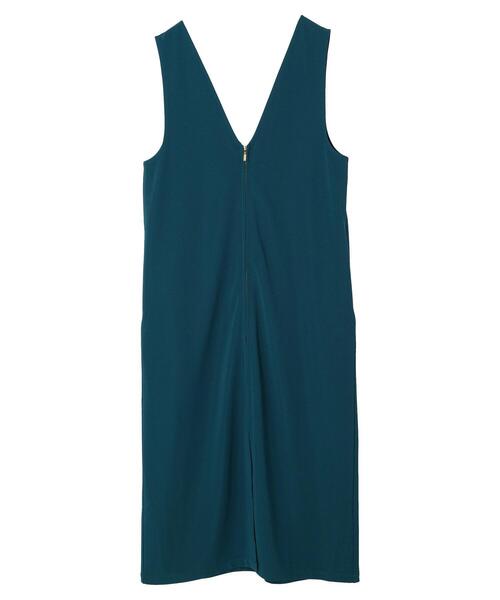 Green Parks(グリーンパークス)の「・ELENCARE DUE 2wayVネックジャンスカ(ジャンパースカート・レディース・ブラウン/ブルーグリーン/ブラック・FREE)」の19枚目の写真