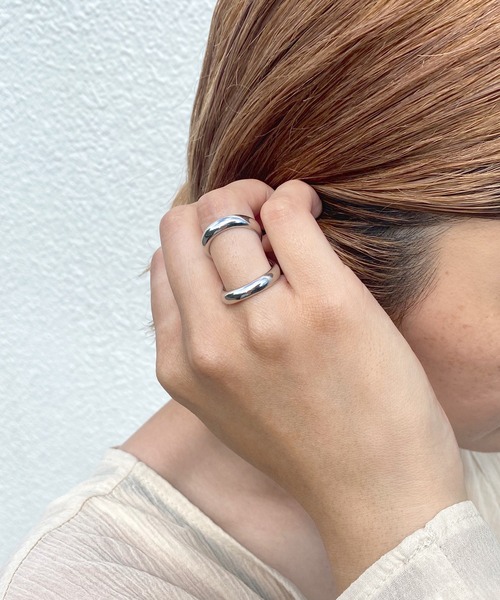 SHENERY（シーナリー）の「【WEB限定】ダブルラインリング（リング・レディース・シルバー・FREE）」の3枚目の写真