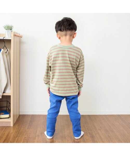 BREEZE(ブリーズ)の「【使いやすい無地10色】DAISUKI リブパンツ_9分丈(その他パンツ・キッズ・グリーン/キャメル/アイボリー/レインボー/ブラウン/ピンク/ベージュ/ブラック/ブルー/ライム・100/110/120/130/70/80/90)」の16枚目の写真