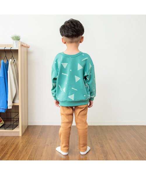BREEZE(ブリーズ)の「【使いやすい無地10色】DAISUKI リブパンツ_9分丈(その他パンツ・キッズ・グリーン/キャメル/アイボリー/レインボー/ブラウン/ピンク/ベージュ/ブラック/ブルー/ライム・100/110/120/130/70/80/90)」の20枚目の写真