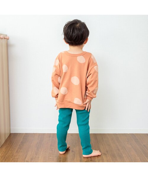 BREEZE(ブリーズ)の「【使いやすい無地10色】DAISUKI リブパンツ_9分丈(その他パンツ・キッズ・グリーン/キャメル/アイボリー/レインボー/ブラウン/ピンク/ベージュ/ブラック/ブルー/ライム・100/110/120/130/70/80/90)」の22枚目の写真