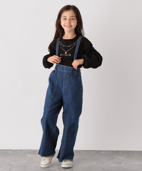 GLOBAL WORK（グローバルワーク）の「サス付きデニムパンツ/295003