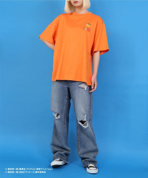 EXIEEE（イグジー）の「WANTED Tシャツ（Tシャツ/カットソー・レディース・ブラック/オレンジ/レッド/グリーン/イエロー・MEDIUM/SMALL/LARGE）」の19枚目の写真