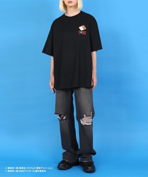 EXIEEE（イグジー）の「WANTED Tシャツ（Tシャツ/カットソー・レディース・ブラック/オレンジ/レッド/グリーン/イエロー・MEDIUM/SMALL/LARGE）」の22枚目の写真