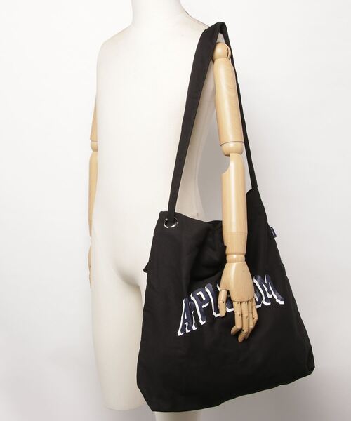 APPLEBUM（アップルバム）の「Pirates Logo Shoulder Bag（トートバッグ・メンズ・ナチュラル/ブラック・FREE）」の12枚目の写真