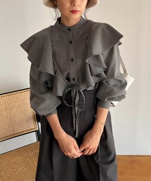 CAPRICIEUX LE'MAGE | マルチWAYチェックシャツ(シャツ/ブラウス)