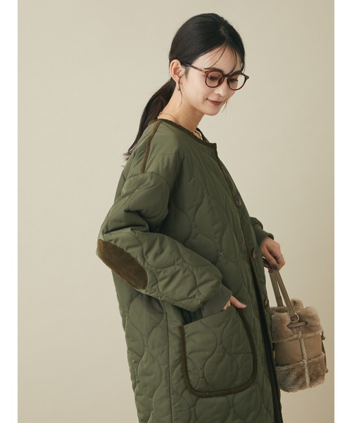 ⭐︎新品未使用タグ付き⭐︎MAMU キルティングバルーンコート　カーキ色 クラフトスタンダードブティック CRAFT STANDARD BOUTIQUE