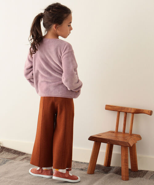 B:MING by BEAMS(ビーミングバイビームス)の「B:MING by BEAMS / ニット ワイド パンツ(90~140cm)(その他パンツ・キッズ・グリーン/ベージュ系その他・MEDIUM/SMALL/LARGE)」の5枚目の写真