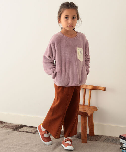 B:MING by BEAMS(ビーミングバイビームス)の「B:MING by BEAMS / ニット ワイド パンツ(90~140cm)(その他パンツ・キッズ・グリーン/ベージュ系その他・MEDIUM/SMALL/LARGE)」の15枚目の写真