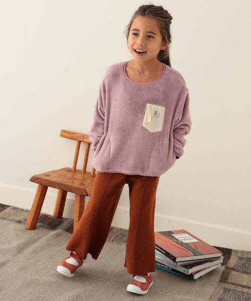 B:MING by BEAMS(ビーミングバイビームス)の「B:MING by BEAMS / ニット ワイド パンツ(90~140cm)(その他パンツ・キッズ・グリーン/ベージュ系その他・MEDIUM/SMALL/LARGE)」の11枚目の写真