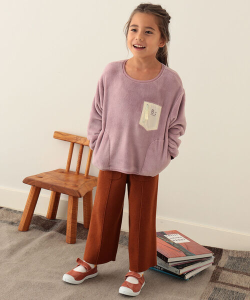 B:MING by BEAMS(ビーミングバイビームス)の「B:MING by BEAMS / ニット ワイド パンツ(90~140cm)(その他パンツ・キッズ・グリーン/ベージュ系その他・MEDIUM/SMALL/LARGE)」の18枚目の写真