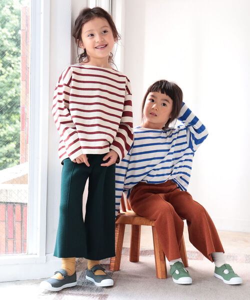 B:MING by BEAMS(ビーミングバイビームス)の「B:MING by BEAMS / ニット ワイド パンツ(90~140cm)(その他パンツ・キッズ・グリーン/ベージュ系その他・MEDIUM/SMALL/LARGE)」の16枚目の写真
