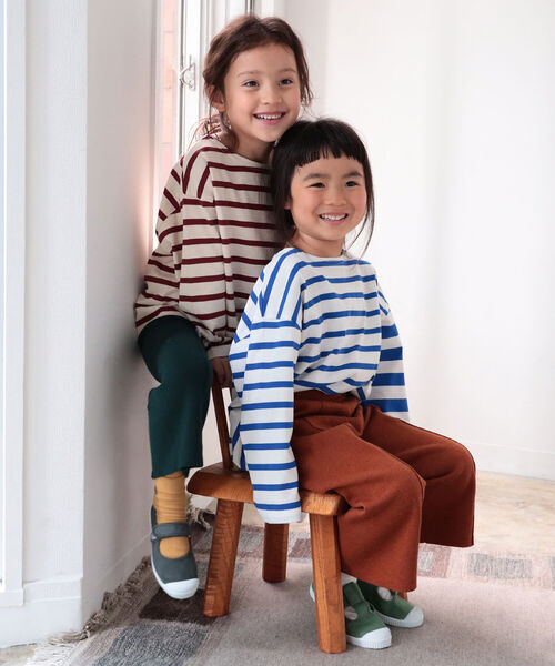 B:MING by BEAMS(ビーミングバイビームス)の「B:MING by BEAMS / ニット ワイド パンツ(90~140cm)(その他パンツ・キッズ・グリーン/ベージュ系その他・MEDIUM/SMALL/LARGE)」の9枚目の写真