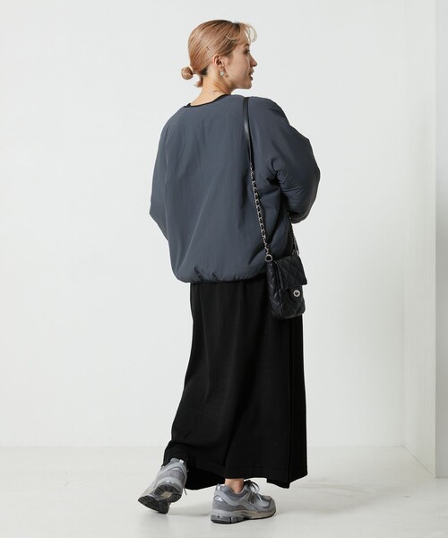 FREAK'S STORE（フリークスストア）の「【WEB限定】リバーシブルボアフリースブルゾン（2WAY・リバーシブル）（ブルゾン・レディース・ブラック/ベージュ/オフホワイト/オリーブ/サックスブルー・SMALL/MEDIUM）」の20枚目の写真