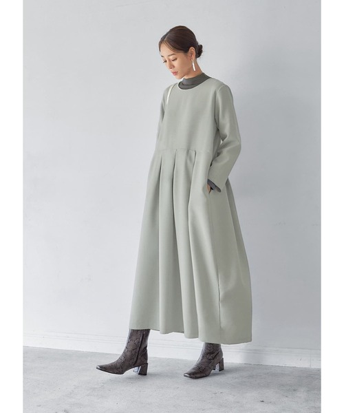 STYLE DELI（スタイルデリ）の「シアーインナーハイネックトップス（Tシャツ/カットソー・レディース・ホワイト/ブラック/オレンジ/ダークグレー/ミント/モカ/ライトベージュ/グリーン系・FREE）」の21枚目の写真