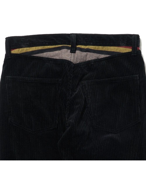 STUDIO SEVEN(スタジオ セブン)の「Border Yoke Corduroy Pants【STUDIOSEVEN/スタジオセブン】(デニムパンツ・メンズ・ベージュ/ブラック・MEDIUM/LARGE)」の3枚目の写真