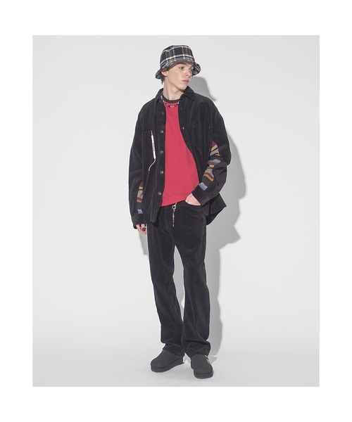 STUDIO SEVEN(スタジオ セブン)の「Border Yoke Corduroy Pants【STUDIOSEVEN/スタジオセブン】(デニムパンツ・メンズ・ベージュ/ブラック・MEDIUM/LARGE)」の14枚目の写真