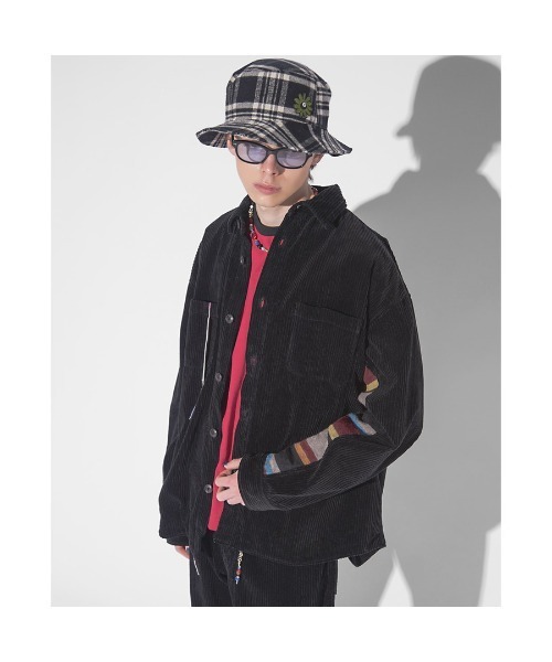 STUDIO SEVEN(スタジオ セブン)の「Border Yoke Corduroy Pants【STUDIOSEVEN/スタジオセブン】(デニムパンツ・メンズ・ベージュ/ブラック・MEDIUM/LARGE)」の15枚目の写真