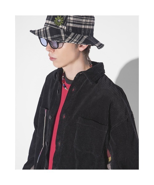 STUDIO SEVEN(スタジオ セブン)の「Border Yoke Corduroy Pants【STUDIOSEVEN/スタジオセブン】(デニムパンツ・メンズ・ベージュ/ブラック・MEDIUM/LARGE)」の16枚目の写真