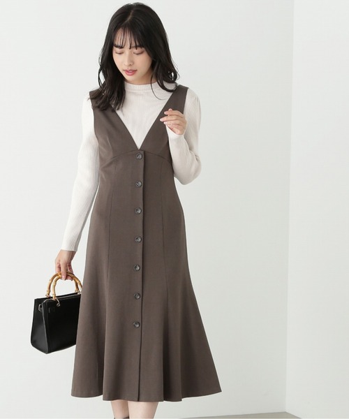 PROPORTION BODY DRESSING（プロポーションボディドレッシング）の「マーメイドジャンスカ / 1212240024（ワンピース・レディース・ブラウン/ブラック/ベージュ・SMALL/MEDIUM）」の3枚目の写真