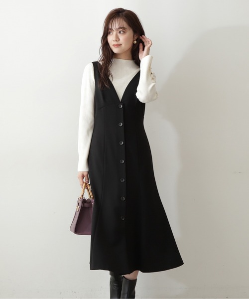 PROPORTION BODY DRESSING（プロポーションボディドレッシング）の「マーメイドジャンスカ / 1212240024（ワンピース・レディース・ブラウン/ブラック/ベージュ・SMALL/MEDIUM）」の2枚目の写真