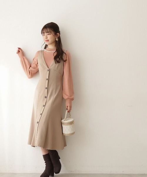 PROPORTION BODY DRESSING（プロポーションボディドレッシング）の「マーメイドジャンスカ / 1212240024（ワンピース・レディース・ブラウン/ブラック/ベージュ・SMALL/MEDIUM）」の5枚目の写真