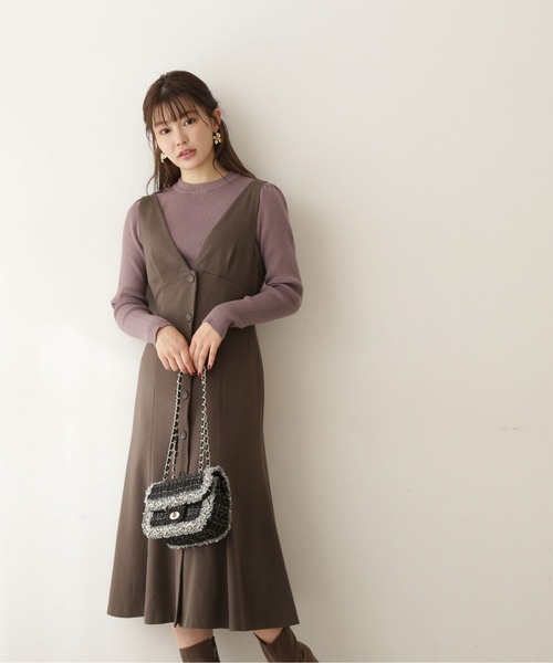 PROPORTION BODY DRESSING（プロポーションボディドレッシング）の「マーメイドジャンスカ / 1212240024（ワンピース・レディース・ブラウン/ブラック/ベージュ・SMALL/MEDIUM）」の9枚目の写真