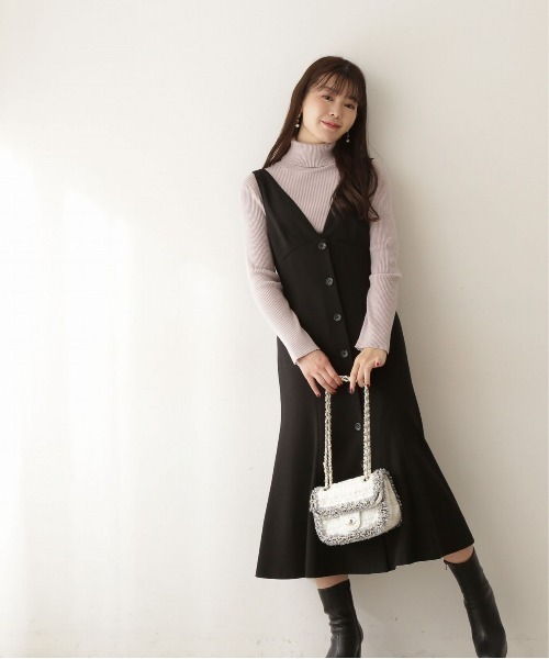 PROPORTION BODY DRESSING（プロポーションボディドレッシング）の「マーメイドジャンスカ / 1212240024（ワンピース・レディース・ブラウン/ブラック/ベージュ・SMALL/MEDIUM）」の11枚目の写真