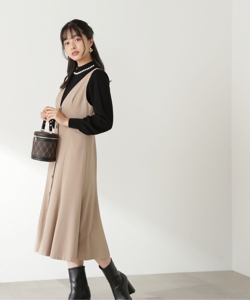 PROPORTION BODY DRESSING（プロポーションボディドレッシング）の「マーメイドジャンスカ / 1212240024（ワンピース・レディース・ブラウン/ブラック/ベージュ・SMALL/MEDIUM）」の20枚目の写真