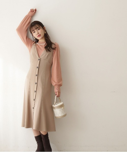 PROPORTION BODY DRESSING（プロポーションボディドレッシング）の「マーメイドジャンスカ / 1212240024（ワンピース・レディース・ブラウン/ブラック/ベージュ・SMALL/MEDIUM）」の19枚目の写真