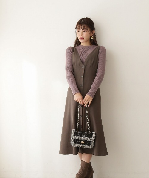 PROPORTION BODY DRESSING（プロポーションボディドレッシング）の「マーメイドジャンスカ / 1212240024（ワンピース・レディース・ブラウン/ブラック/ベージュ・SMALL/MEDIUM）」の22枚目の写真