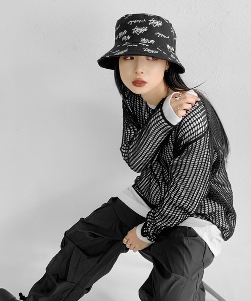 LVEU.（ラブユ.）の「Reversible bucket hat / リバーシブルバケットハット（ハット・レディース・ブラック・FREE）」の11枚目の写真