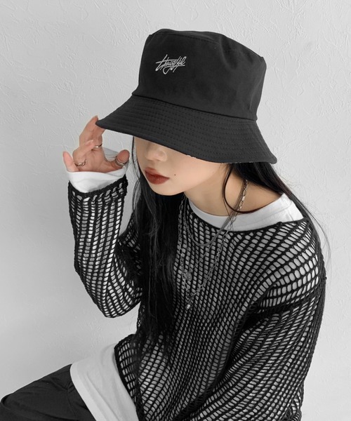 LVEU.（ラブユ.）の「Reversible bucket hat / リバーシブルバケットハット（ハット・レディース・ブラック・FREE）」の14枚目の写真