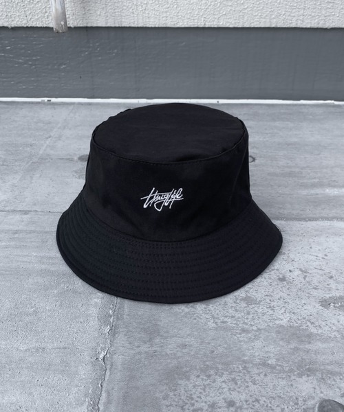 LVEU.（ラブユ.）の「Reversible bucket hat / リバーシブルバケットハット（ハット・レディース・ブラック・FREE）」の2枚目の写真