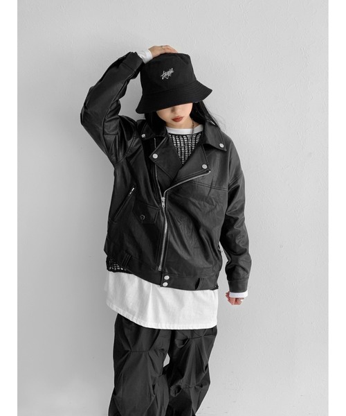 LVEU.（ラブユ.）の「Reversible bucket hat / リバーシブルバケットハット（ハット・レディース・ブラック・FREE）」の16枚目の写真