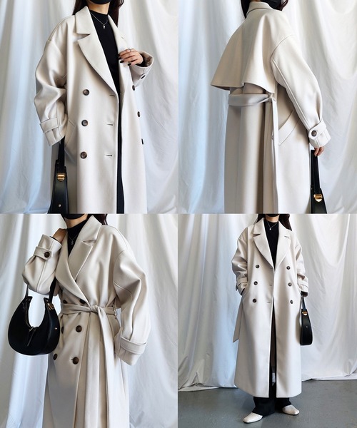 me+em select（ミームセレクト）の「【8色展開／ベルト付】オーバー