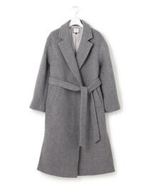 【WOMEN】Wフェイスガウンコート
