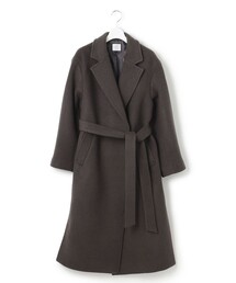 【WOMEN】Wフェイスガウンコート