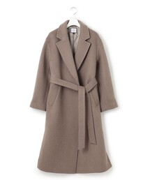 【WOMEN】Wフェイスガウンコート