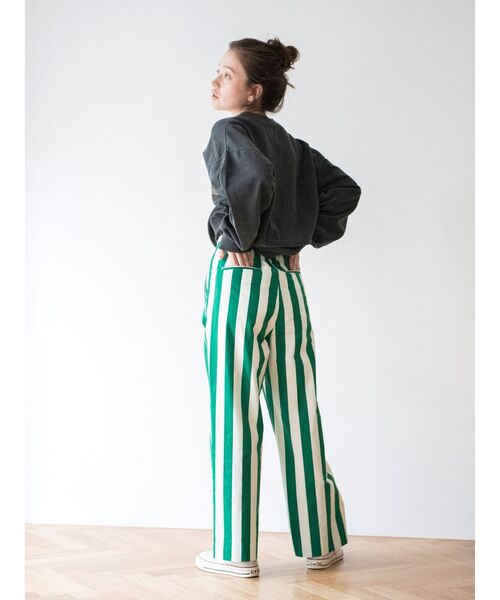 Ungrid（アングリッド）の「OLATHEロゴスウェット（Tシャツ/カットソー・レディース・ピンク/チャコールグレー/グリーン・FREE）」の17枚目の写真